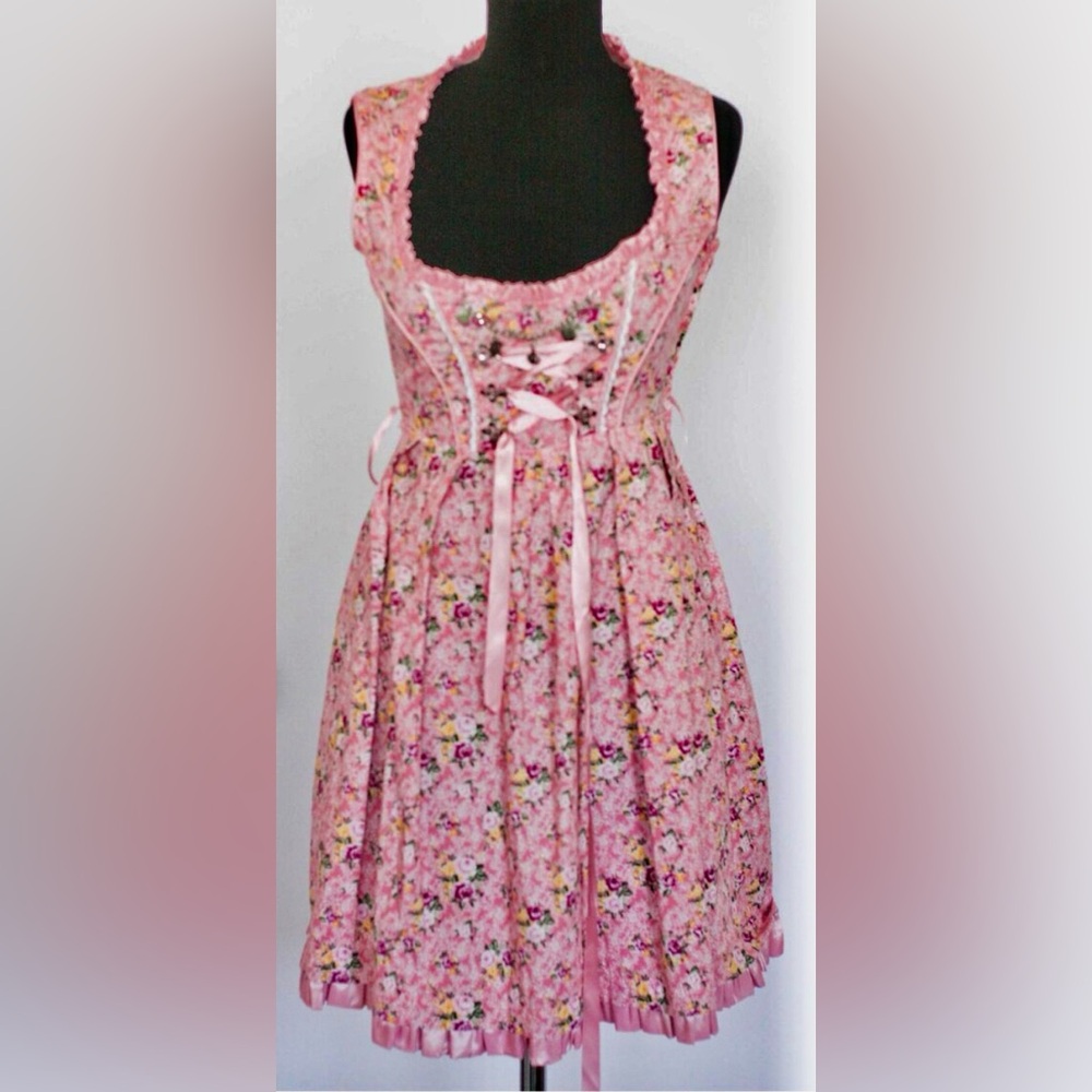 Amisu Pink Floral Dress